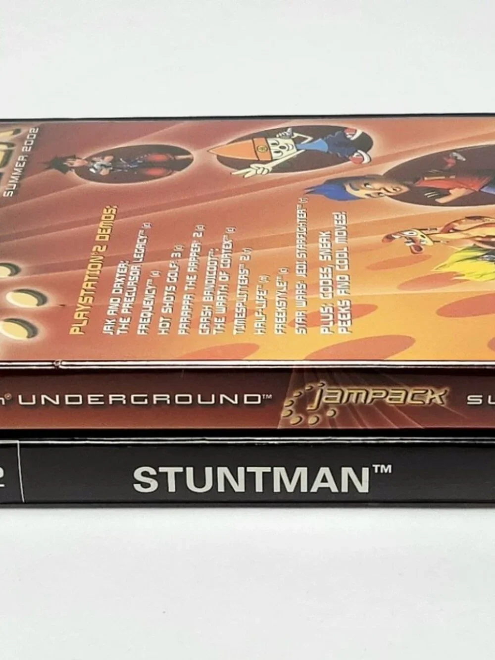 Stuntman PS2 & PlayStation Underground Jampack: Summer 2002 PS2 Game Bundle Lot